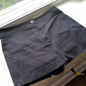 Theory High Waisted Twill Shorts